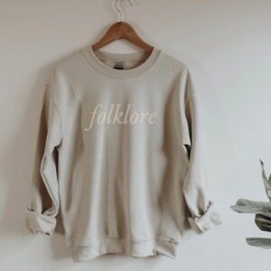 Taylor Swift Folklore Neutral Sweatshirt Eras Tour